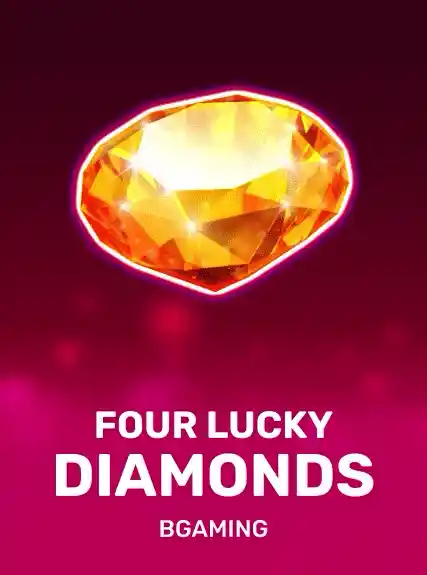 Four Lucky Diamonds game tile
